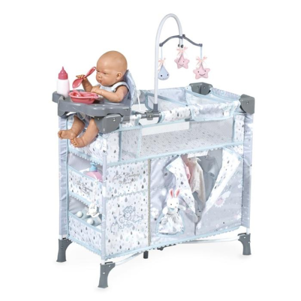 Игровой набор манеж для куклы DeCuevas 53029 со стульчиком для кормления