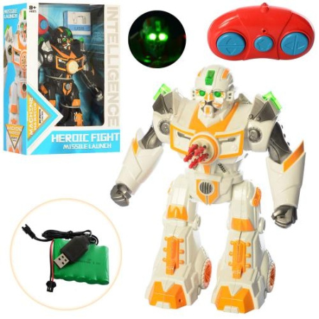 фото Робот с радиоуправлением 1708 стреляет пулями звук свет (36 см)