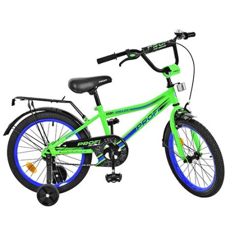 фото Детский велосипед 18 дюймов Prof1 L18102 Top Grade (салатовый)