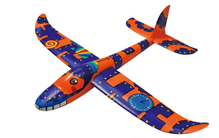 фото Планер метательный J-Color Hawk 600мм c комплектом красок