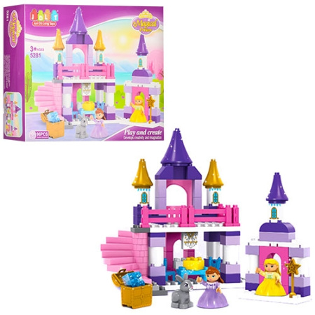 фото Детский конструктор JDLT 5281 замок принцессы (96 деталей)