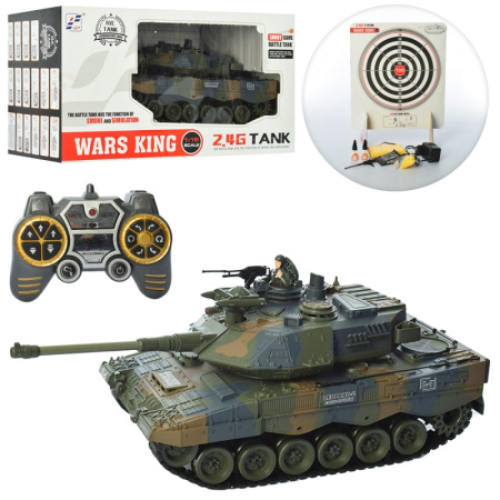 фото Танк на радиоуправлении 789-4 стреляет водяными и пластиковыми пулями (44 см)