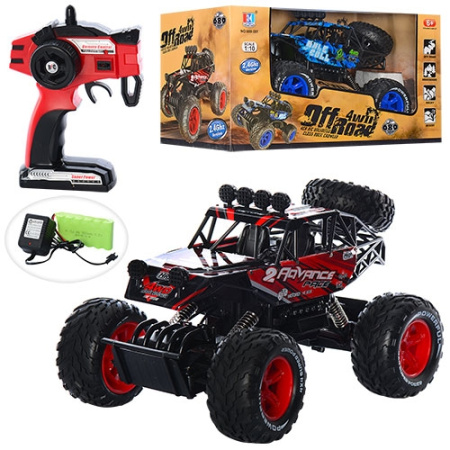 фото Джип на радиоуправлении 689-351 свет и амортизаторы (37 см)