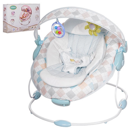 фото Детский шезлонг-качалка 60685A-1 музыка вибро два положения