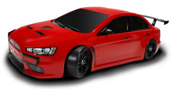 Шоссейная 1:10 Team Magic E4JR Mitsubishi Evolution X (красный)
