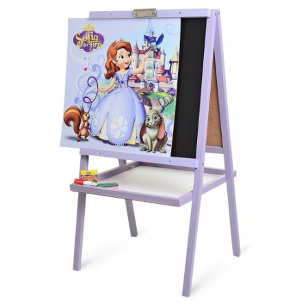 фото Мольберт для детей Принцесса София M 074 двухсторонний из ДСП