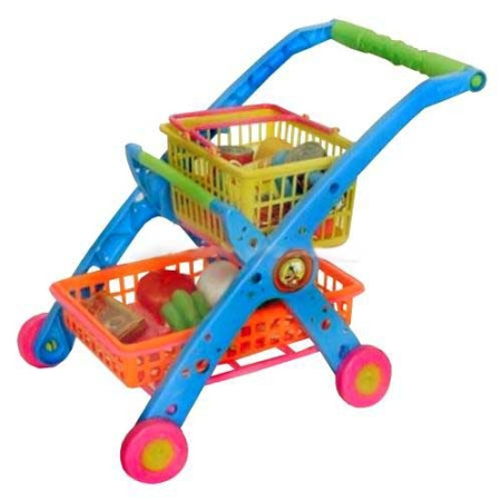 фото Тележка 408299 для супермаркета с продуктами