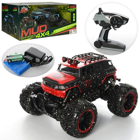 фото Джип на радиоуправлении 333-MUD12B надувные колеса (25см)