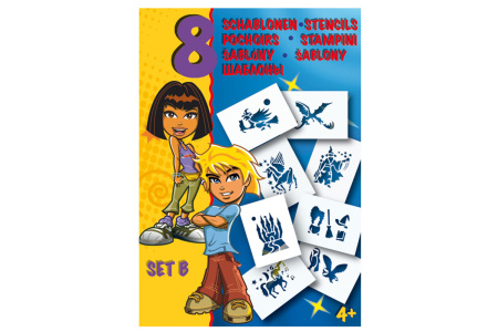 фото Трафареты MALINOS фэнтези 8 шт (набор B)