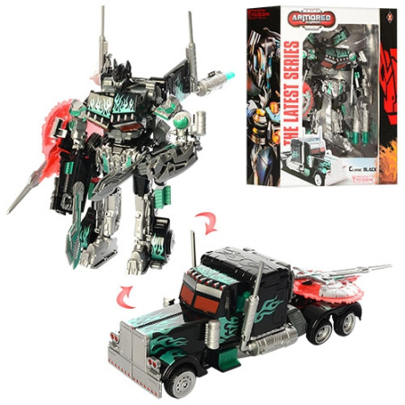 фото Робот-машинка для детей 8824 трансформер с оружием (30см)