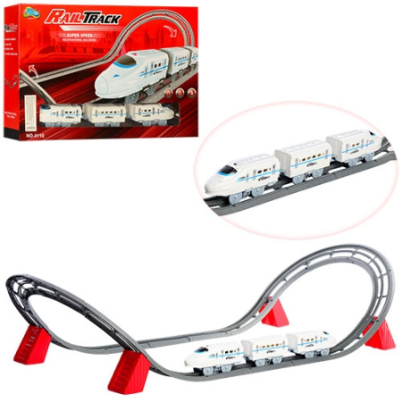 фото Детская железная дорога 4110 локомотив два вагона