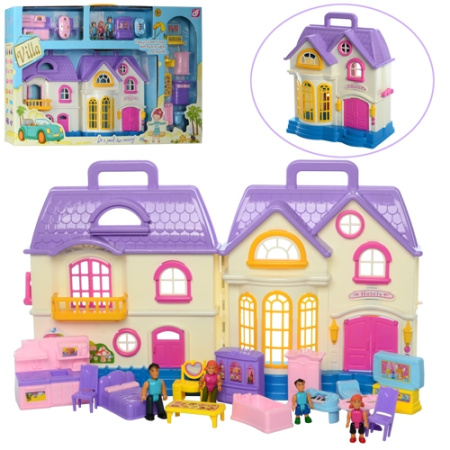 фото Игровой домик B-860 мебель и фигурки свет и звук