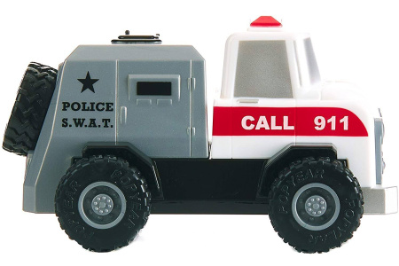 фото Детский конструктор Popular Playthings машинка (полиция, скорая помощь, пожарная)