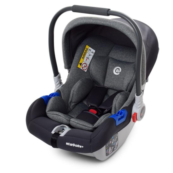 Детский бебикокон El Camino ME 1043 NEWBORN+ Gray от рождения (серый)