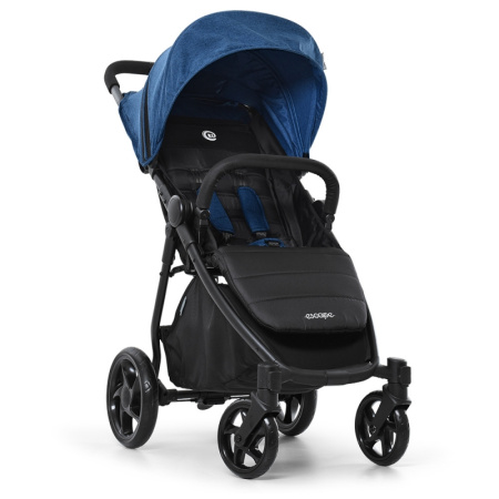 фото Прогулочная коляска-книжка El Camino ME 1032L ESCAPE Denim Black (бирюзовая)