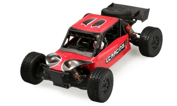 Багги песчаная 1:14 LC Racing DTH бесколлекторная (красный)