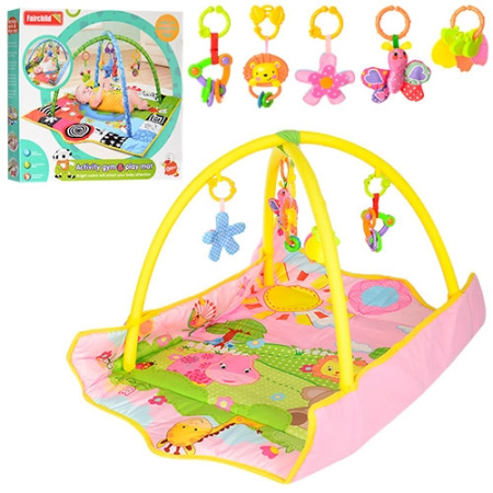 фото Коврик для младенца FC016 две дуги с подвесками