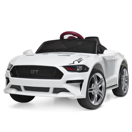 фото Детская машина Ford Mustang GT M 3632EBLR-1 с двумя моторами 20W (белая)