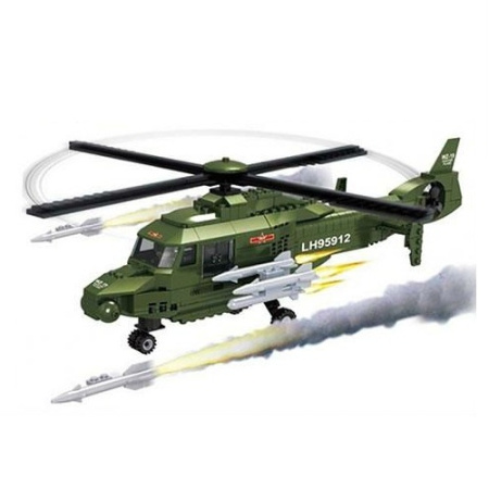 фото Конструктор Ausini 22513 военный вертолет (297 деталей)