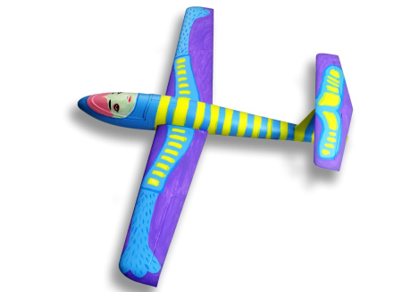 фото Планер метательный J-Color Falcon 600мм c комплектом красок