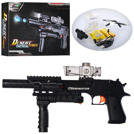 фото Игрушечный автомат D8A стреляет водяными пулями (40см)