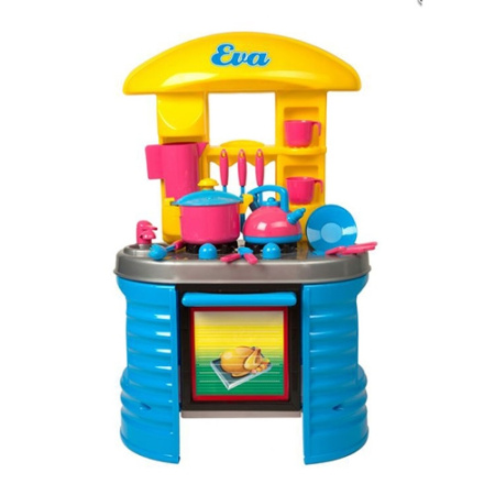 фото Кухня для детей Киндервей 04-404 плита духовка посуда