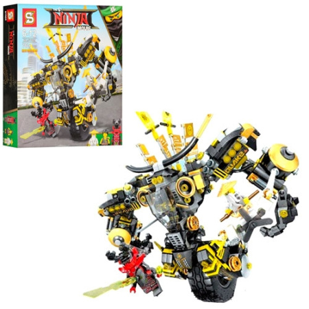 фото Конструктор для детей Ninja SY925 робот (702 детали)