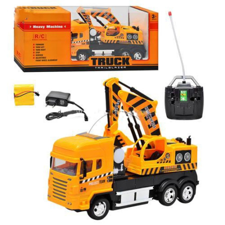 фото Строительный грузовик с экскаватором на радиоуправлении (машина 666-83 А)