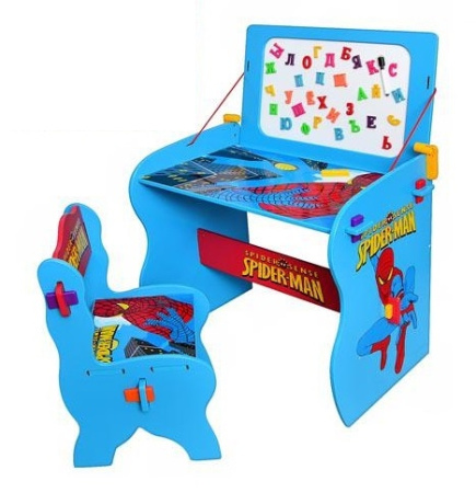 фото Детская парта М 0436 с мольбертом, Spiderman