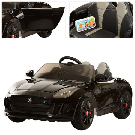 фото Спортивный электромобиль для детей JAGUAR M 3162EBLRS-2 колеса EVA (черный) фото Спортивный электромобиль для детей JAGUAR M 3162EBLRS-2 колеса EVA (черный)