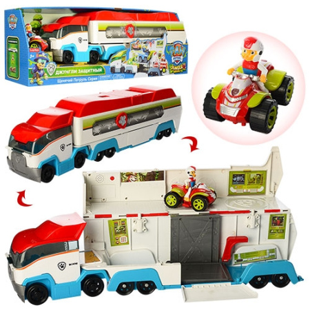 фото Детский игровой трейлер Щенячий патруль 2028 машинка фигурка