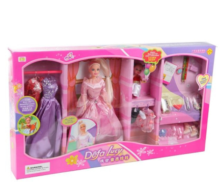 фото Кукла 21004 DEFA с одеждой.