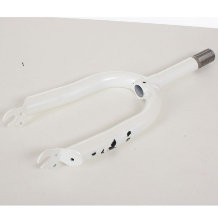 фото Вилка для велосипеда 14 дюймов FORK-14W сталь (белая)