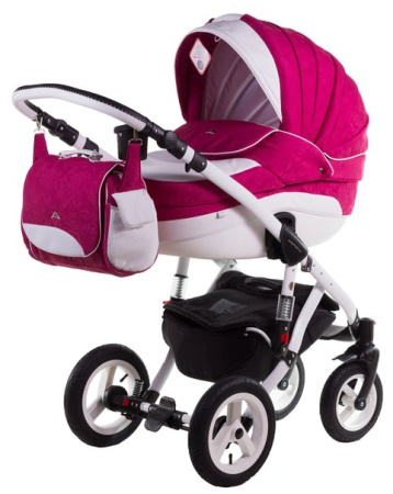 фото Коляска 2 в 1 Adamex Aspena 702S Кожа 50% 600161