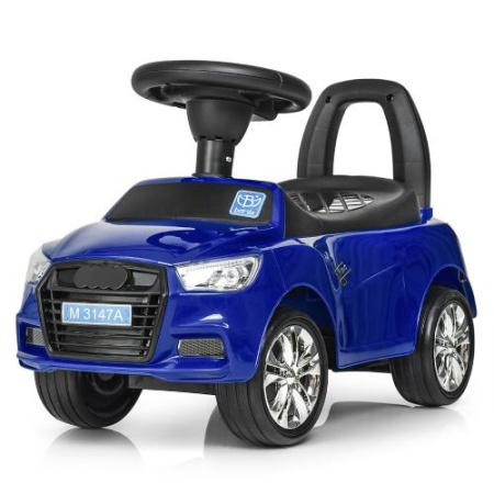 фото Детская каталка-толокар Bambi Audi M 3147A(MP3)-4 музыка и MP3 (синяя)