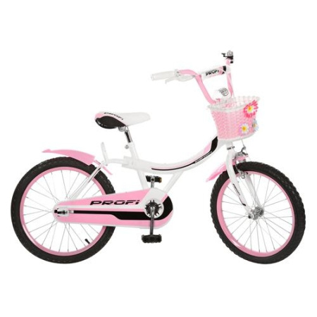 фото Двухколесный велосипед 20 дюймов Profi 20BX406-3 (бело-розовый)