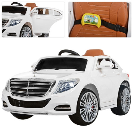 фото Детская электромашина Mercedes S-Class ZP 8003EBLR-1 кожаное сиденье (белый) фото Детская электромашина Mercedes S-Class ZP 8003EBLR-1 кожаное сиденье (белый)