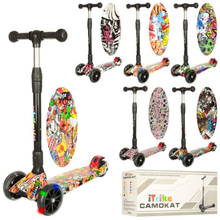 фото Самокат для детей iTrike JR 3-060-2 MAXI три колеса (руль 65-86 см)