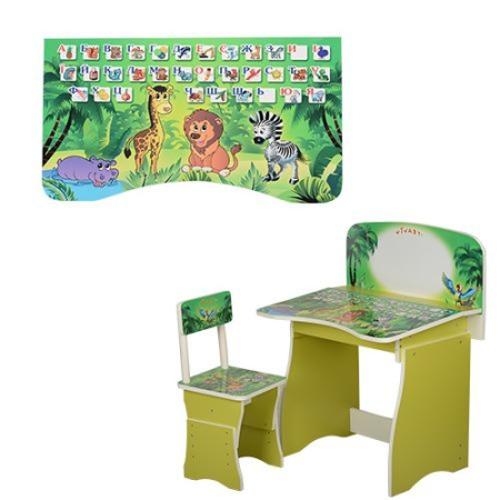 фото Детская парта Vivast МV-902-7-2 растишка (салатовая)