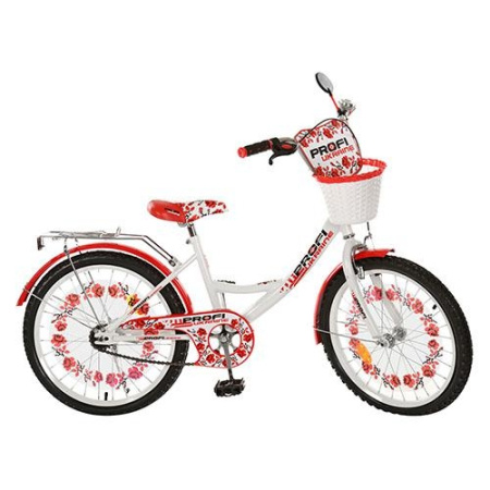 фото Детский велосипед 20 дюймов Profi Ukraine P 2059UK-2 (бело-красный)