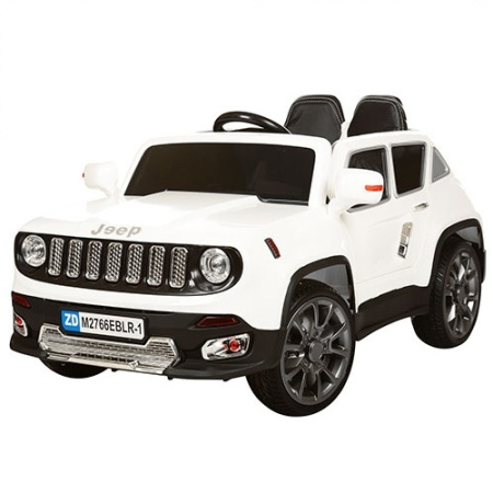 фото Электромобиль Jeep M 2766EBLR-1 с р/у (белый) фото Электромобиль Jeep M 2766EBLR-1 с р/у (белый)