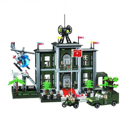 фото Детский конструктор BRICK 825 "Штаб квартира", 1048 деталей