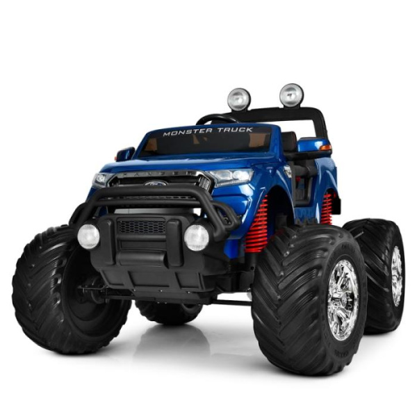 Полноприводный джип-монстр Ford Ranger M 4013(MP4)EBLRS-4 с монитором и автокраской (синий)