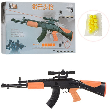 фото Автомат для детей 888 на пульках (54 см)