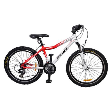 фото Спортивный велосипед Profi 24 дюйма XM241B начинка Shimano (красно-белый)