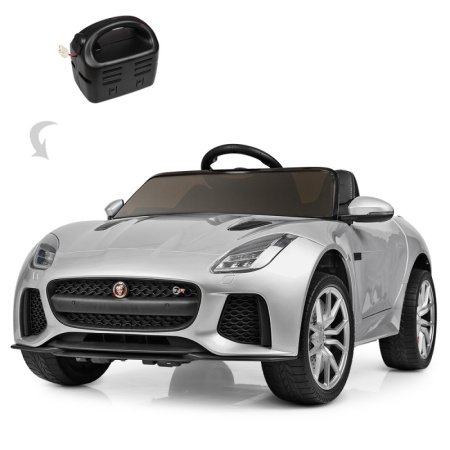 фото Электромобиль для детей Jaguar M 3994EBLRS-11 кожаное сиденье крашеный (серый) фото Электромобиль для детей Jaguar M 3994EBLRS-11 кожаное сиденье крашеный (серый)