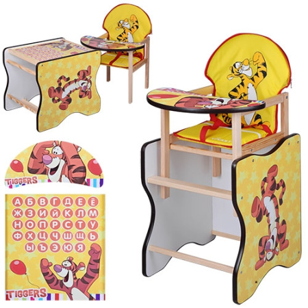 фото Стульчик для кормления Vivast М K-110-5 трансформер (желтый)