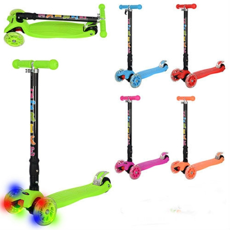 фото Детский трехколесный самокат iTrike JR 3-012-1 складной