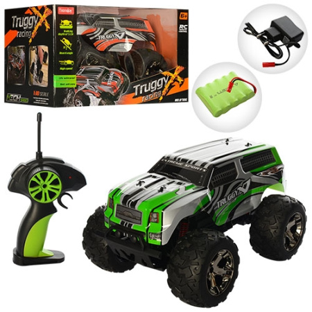 фото Джип с пультом управления 8706G амортизаторы резиновые колеса (36см)