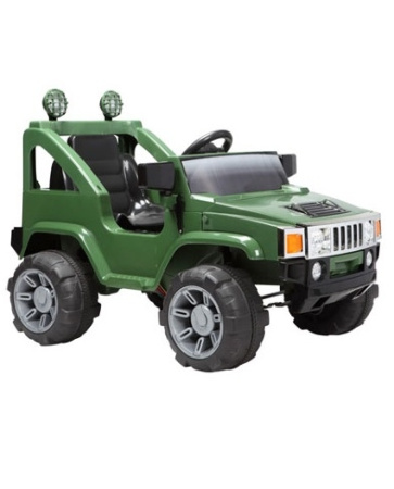 фото Одноместный электромобиль Джип  Bambi А 30 R-10 с пультом (темно-зеленый)